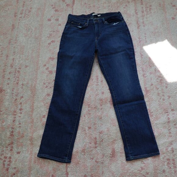 Dark Blue Denim Jeans - Picture 1 of 4